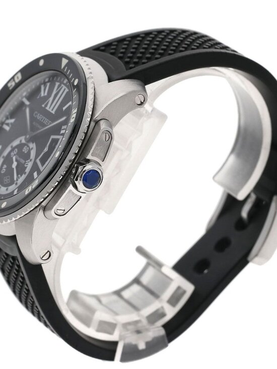 Cartier Caliber de Watch SS Rubber main image 4